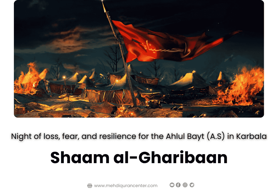 Read Majlis 12 on Shaam al-Gharibaan, the heart-breaking night after Ashura. Discover the tragedy of the Ahlul Bayt, the burning tents, the orphaned children, and the resilience of Bibi Zainab (S.A) in Karbala.